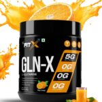 GLN-X | L GLUTAMINE | 250 gm | Flavour Tangy Orange