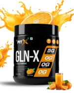GLN-X | L GLUTAMINE | 250 gm | Flavour Tangy Orange