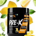 PRE-X | Xtreme Pre Workout | High Performance | Muscle Vasodilator | 375 gm | Flavour  Lemonade