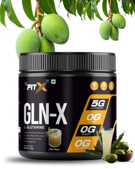 GLN-X | L GLUTAMINE | 100 gm | Flavour Aam Panna