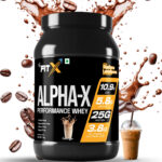 Alpha-X Performance Whey | 25 gm Protein per Serving | Added DigeZyme & LactoSpores | Superior Absorption Formulae| Flavour Cold Coffee