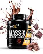 Mass- X Weight gainer | High Protein | 3 gm Creatine | Bulk Mass Gain | 2.5 kg | Flavour