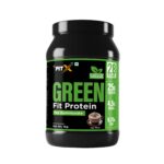Green Fit Protein | Pea Hydroslyate | 25 gm Protein per Serving | Vegan, Lactose free & Soy free | Yummiest & No Chalky Flavour | Superior Absorption Formulae| Flavour Cafe Mocha - Image 2