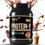 THE FITX Fermented Yeast Protein | 25g Protein | 6.7g BCAA | 14.4g  EAA | PDCAAS 1 | Zero Added Sugar | Gut Friendly | Lactose & Soy Free | Superior Absorption Formulae | Yummiest Protein | Cold Coffee