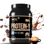 THE FITX Fermented Yeast Protein | 25g Protein | 6.7g BCAA | 14.4g  EAA | PDCAAS 1 | Zero Added Sugar | Gut Friendly | Lactose & Soy Free | Superior Absorption Formulae | Yummiest Protein | cafe mocha