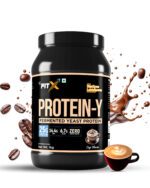 THE FITX Fermented Yeast Protein | 25g Protein | 6.7g BCAA | 14.4g  EAA | PDCAAS 1 | Zero Added Sugar | Gut Friendly | Lactose & Soy Free | Superior Absorption Formulae | Yummiest Protein | cafe mocha