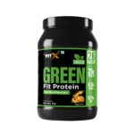 Green Fit Protein | Pea Hydroslyate | 25 gm Protein per Serving | Vegan, Lactose free & Soy free | Yummiest & No Chalky Flavour | Superior Absorption Formulae| Flavour Mango Treat - Image 2